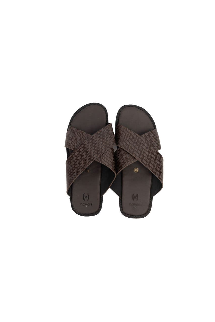 Brown Leather with Design